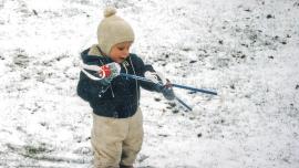Andy newell kid skiing