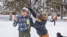 snowball fight