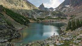 beartooth fly fishing mountain lake