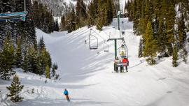 showdown chairlift skiing