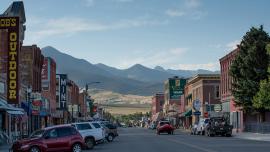 Springtime in Livingston, Montana