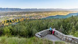the overlook at Lone Pine State Park