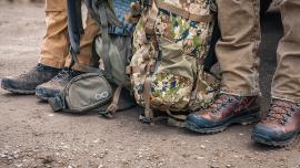packs and hunting boots
