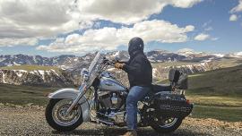 Harley Biker, Motorcycle, Outdoors