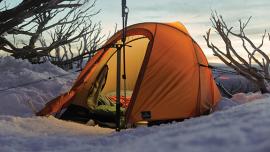 Winter Camping, Bozeman, Montana