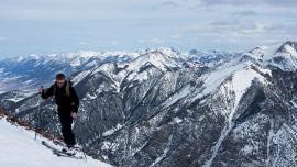 spring skiing bozeman, emigrant peak montana, outside bozeman 