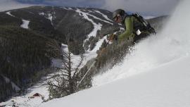 downhill ski, winter, Outside Bozeman, Montana