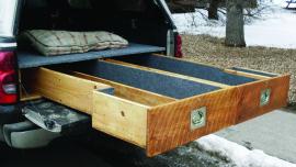 diy truck drawers, outside bozeman, kenyon noble