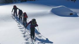 Spring skiing, Backcountry Skiing, Montana