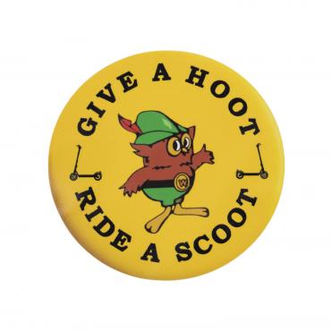 ride a scoot sticker outside bozeman snark