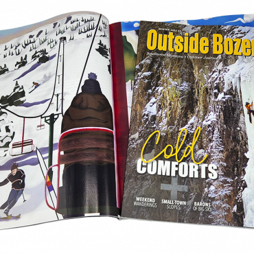 outside bozeman winter 22-23 issue stack