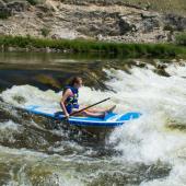 paddleboarding, jefferson river, floating