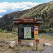 madison river, hiking, backpacking, bear trap canyon