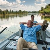 fly fishing, boating, guide