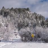 trails, bozeman, winter, hiking