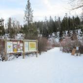 trails, bozeman, winter, hiking