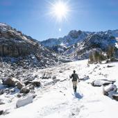 hiking, trails, paradise valley, beartooths, winter