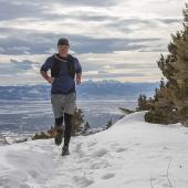 trail running, winter, bridgers, trails