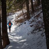 winter, trails, bozeman