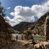 hiking, bear trap, madison river, trails