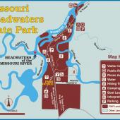 Missouri Headwaters State Park map