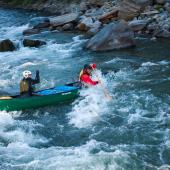 Canoeing, Capsizing, Self-Rescue, white water