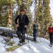 bozeman, montana, mountains, backcountry, skiing, outdoor groups