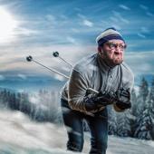 Skiing, bozeman, montana, skis, humor