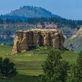Eastern Montana rock outcropping