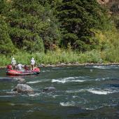 Rafting and fishing bear trap canyon madison river