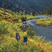 Hiking in Bear Trap Canyon
