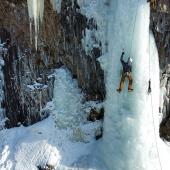 Hyalite ice climbing