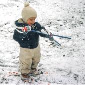 Andy newell kid skiing