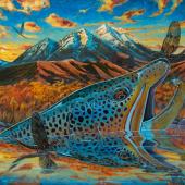 Derek DeYoung's "Emigrant Risers" painting