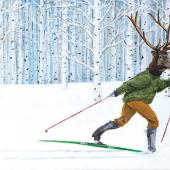 elk skiing