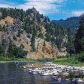 Big hole river fishing