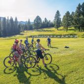 Mountain biking at Crosscut