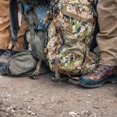 packs and hunting boots