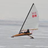 Ice-boating, Canyon Ferry