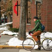 Bike Commuting, Winter, Bozeman