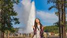 photo mishap yellowstone geyser