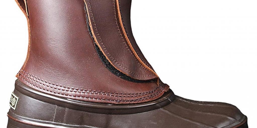 Schnee\'s Bozeman Montana II ADV Duck Boots Brown Leather Insulated men\'s 8 Schnee Montana II TT Pac Boot | Velcro Tire Tread Cold  main image 3